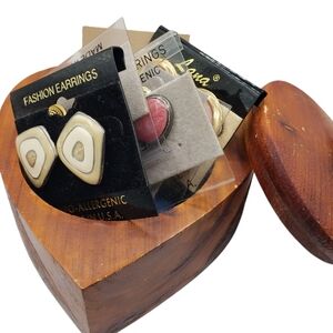 Vintage Fashion Earrings Bundle 14 Pieces 80's 90's Colourful Golden Girls